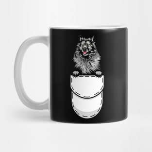 Funny Keeshond Pocket Dog Mug